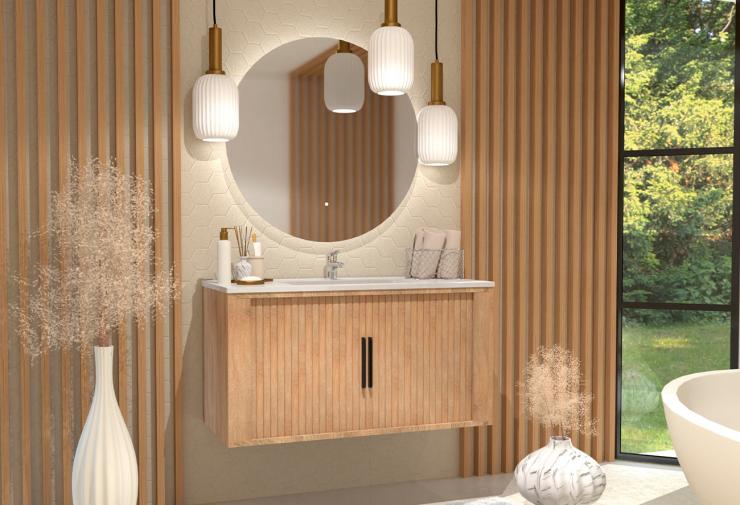 Pompac - salle de bain bois